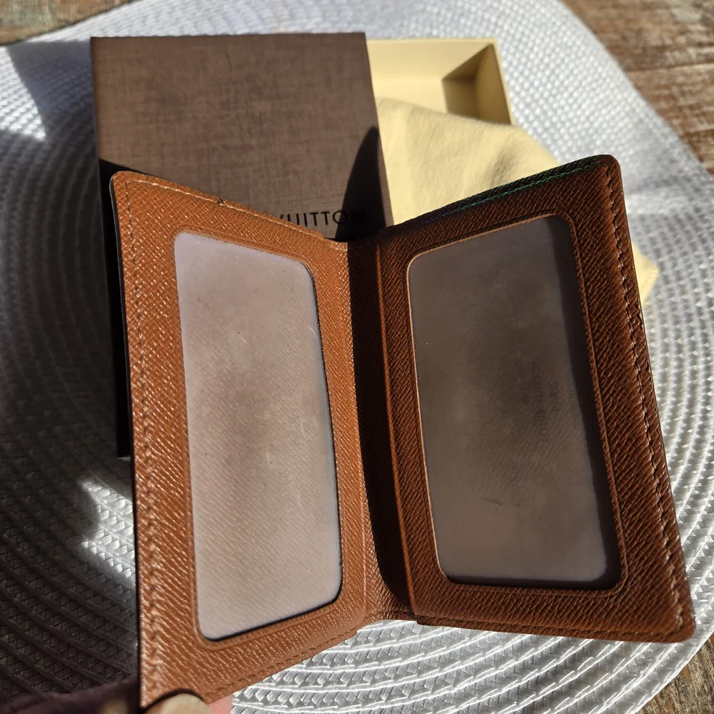 Louis Vuitton Brown and Gold Monogram Wallet with L.V dust bag & Box (BIN 005)